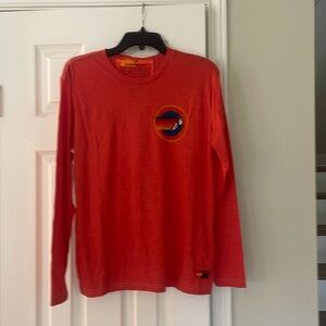 Aviator Nation long sleeve Tshirt orange size M